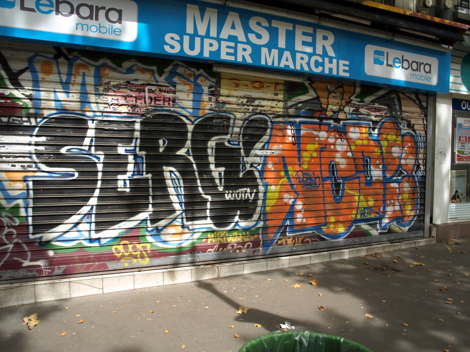 photo graffiti Paris 19éme arrondissement